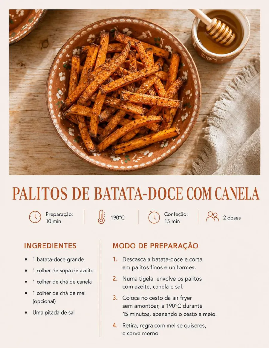 Receita de lanche na air fryer